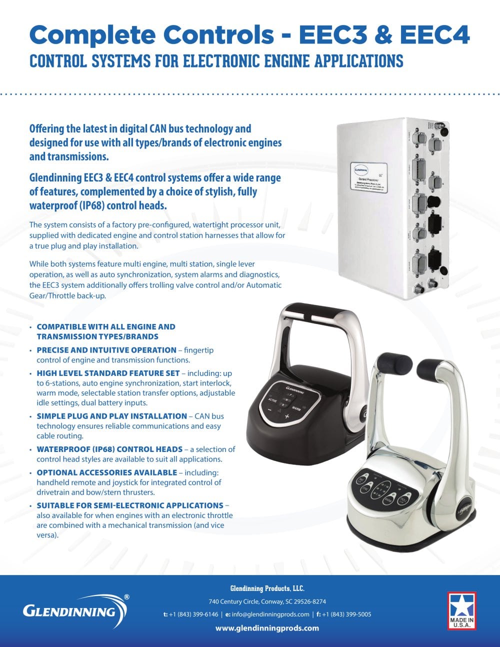 Complete Controls - EEC3 & EEC4 - GLENDINNING PRODUCTS