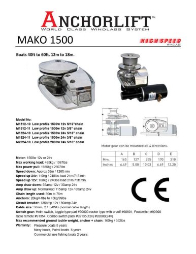 Mako 1500