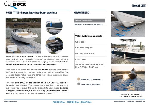 V-Roll System - Drive-on system for Jetski et Boats 