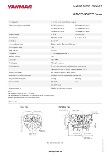 Specification Datasheet - 8LV-370