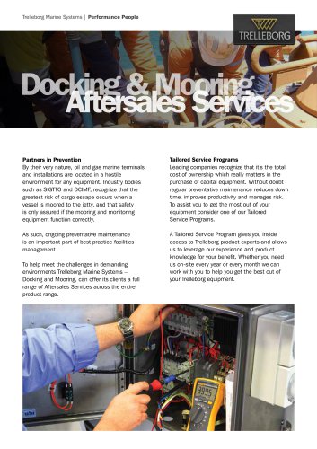 Docking & Mooring Aftersales Service