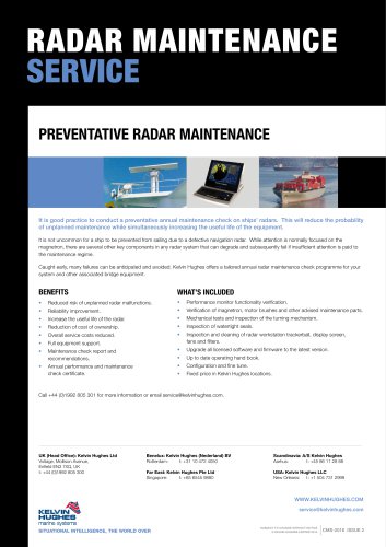 RADAR MAINTENANCE SERVICE