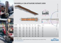 passerelle with rotating actuator model 8999 - 1