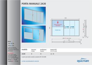 porta manuale modello 2A30 - 1