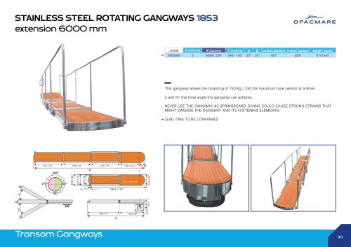 STAINLESS STEEL ROTATING GANGWAYS 1853