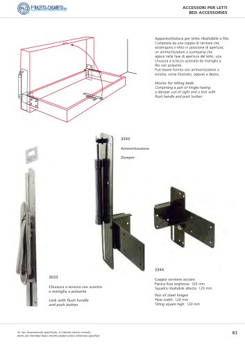 ACCESSORI PER LETTI 3344