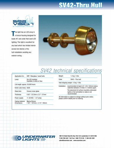 SV42-Thru Hull