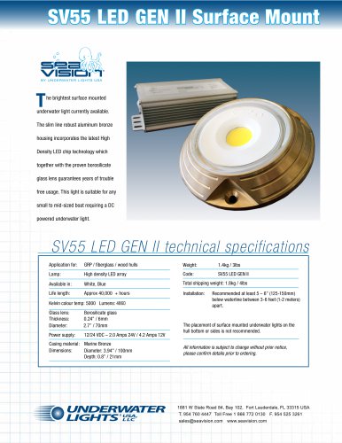 SV55 LED GEN II Surface Mount