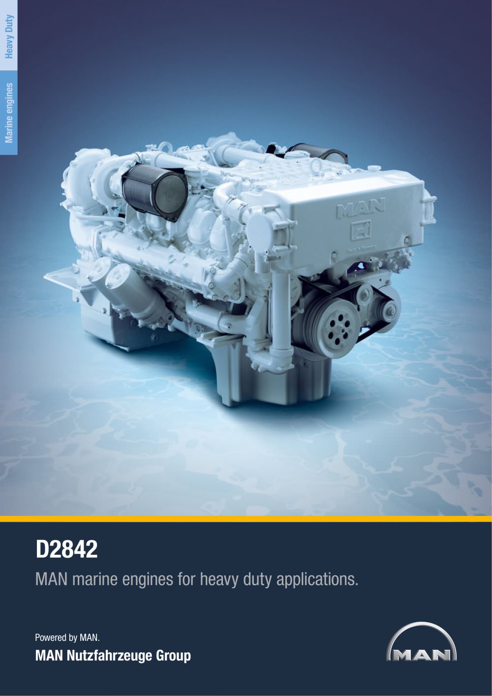 Marine engine D2842 - heavy duty - MAN Truck & Bus SE - Engines & Components