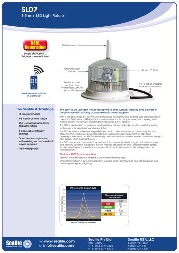 SL07 1-5nm+ LED Light Fixture