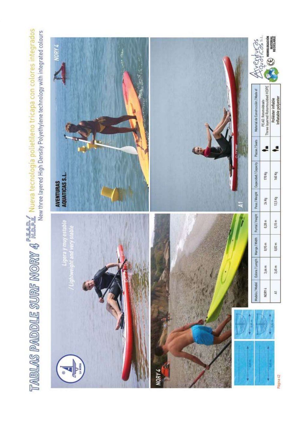 PADDLE SURF NORY 4 - AVENTURAS AQUATICAS - LA NORIA