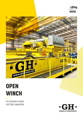 Open winch