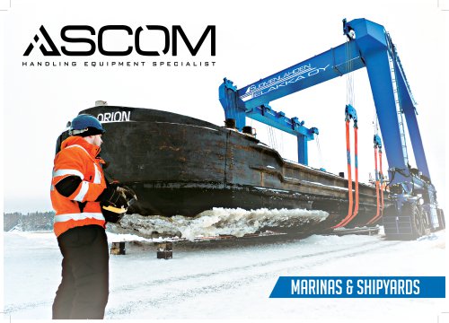 Cranes for Marinas&Shipyards