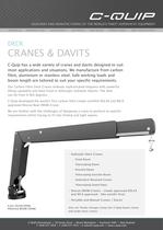 DECK CRANES & DAVITS