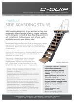 HYDRAULIC SIDE BOARDING STAIRS