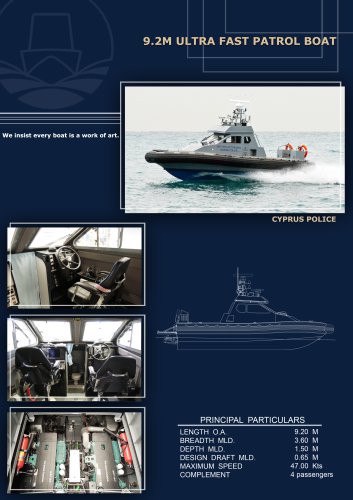 9.2M Ultra Fast Patrol Boat