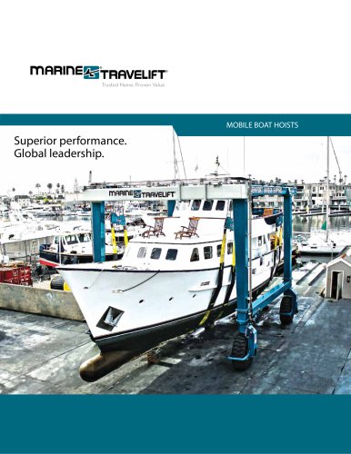 Marine Travelift Mobile Boat Hoist Brochure