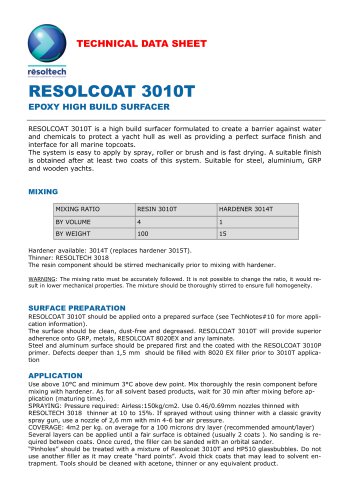 RESOLTECH 3010T