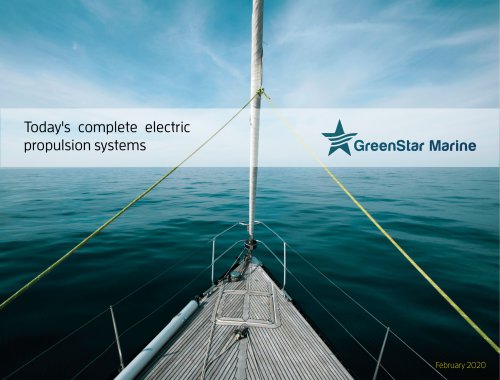 GreenStar Marine 2020 Q1 Products