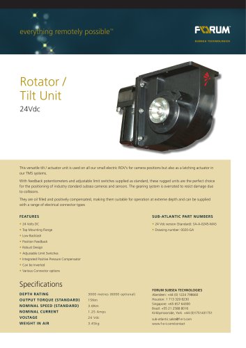 FOR238_Rotator_Tilt_Unit_Data_Sheet_090512