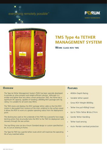 Type 4 Tether Management System