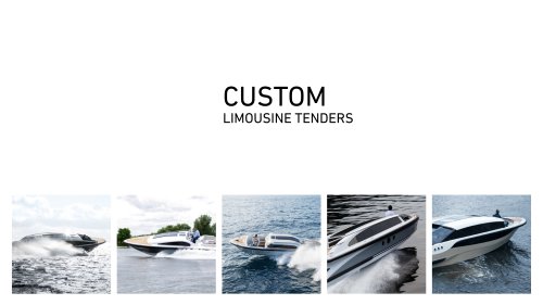 CUSTOM LIMOUSINE TENDERS