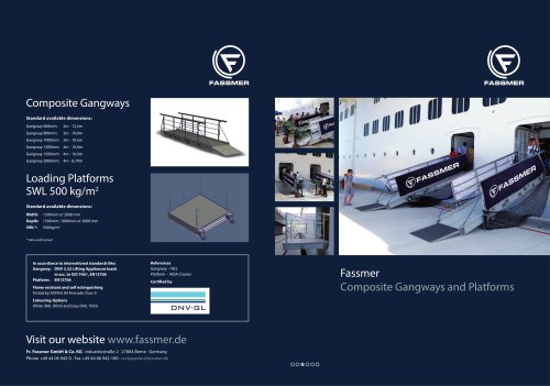 COMPOSITE GANGWAYS AND PLATFORMS