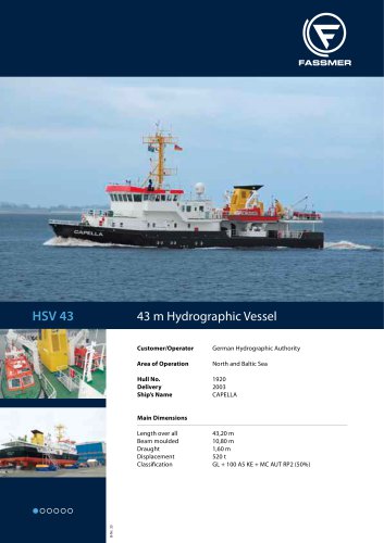 HSV 43  43 m Hydrographic Vessel