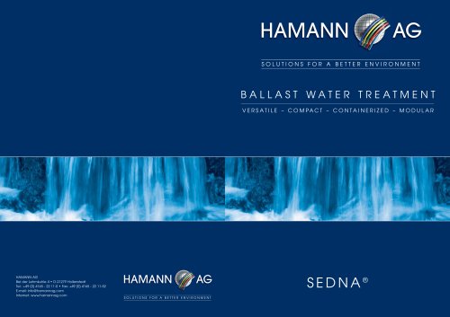 SEDNA BALLAST Brochure