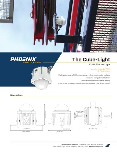 The Cube-Light | 13W LED Area Light