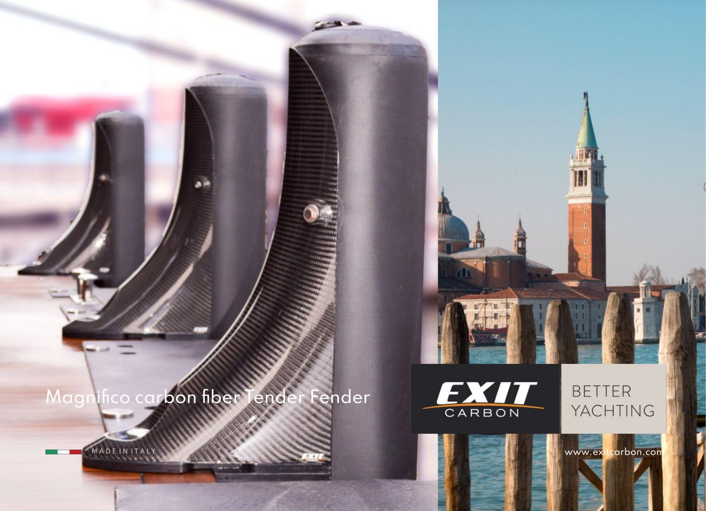 Magnifico carbon fiber Tender Fender - Exit Carbon