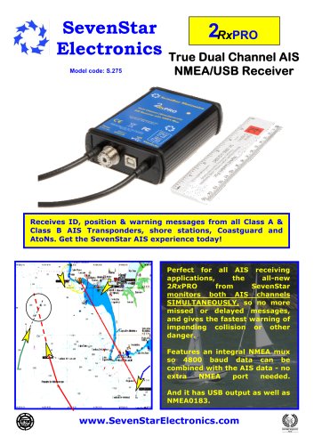 2RxPRO AIS Receiver with USB