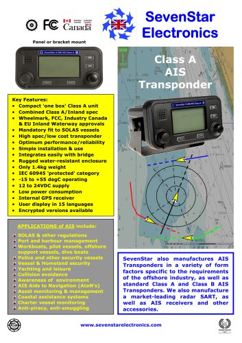 S.288 Class A AIS Transponder