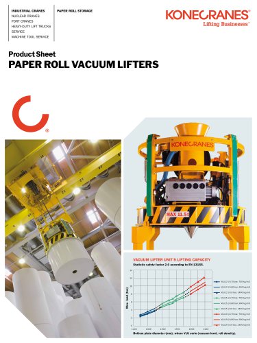 Paper Roll Vacuum Lifter