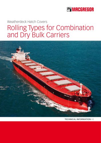 Rolling Types for Combination and Dry Bulk Carriers