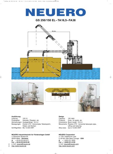    PNEUMATIC CONVEYOR / 100 MTPH GRAIN OR OIL SEEDS