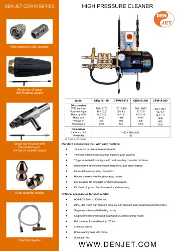 DEN-JET CEW15 SERIES