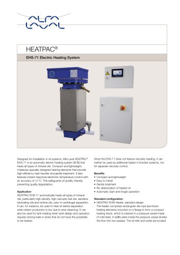 EHS-71 Electric Heating System