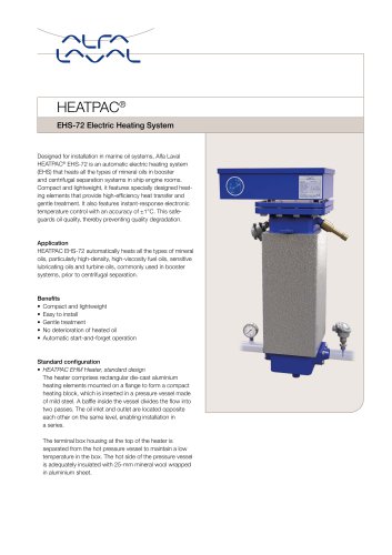 EHS-72 Electric Heating System