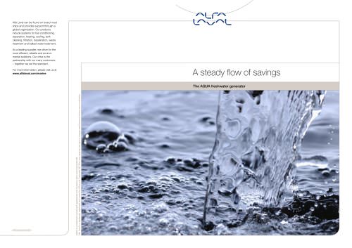 Freshwater Generator Aqua Brochure