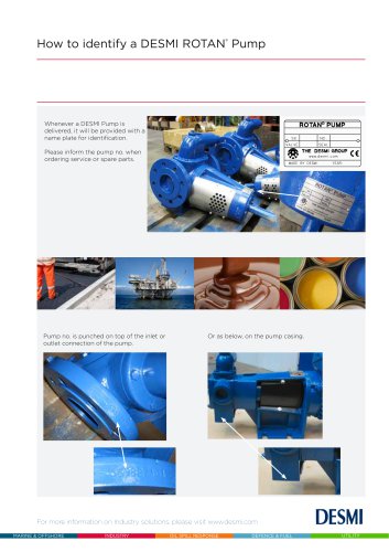 How to identify a ROTAN pump