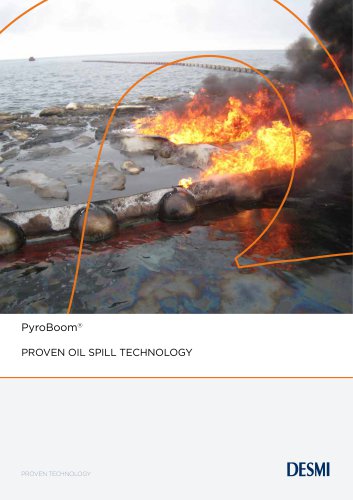 PYROBOOM Proven oil spill technology