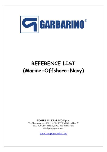 Reference List (Marine-Offshore-Navy)