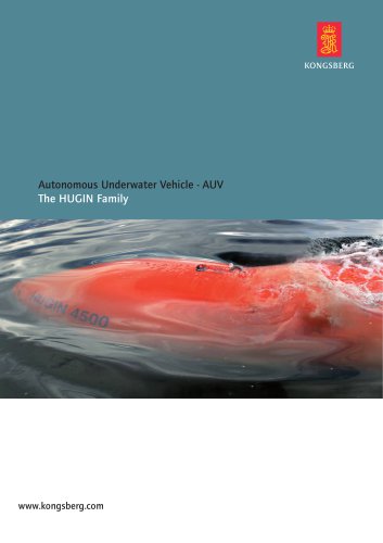 Hugin family of AUV's