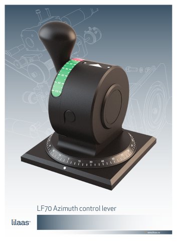 LF70 Azimuth control lever