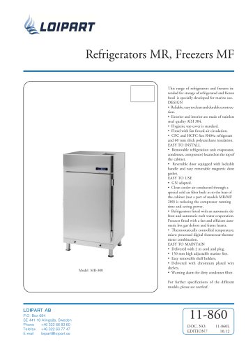 Marine Freezer 400L