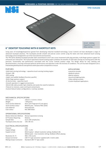 TPD touchpad