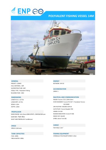 POLYVALENT FISHING VESSEL 14M