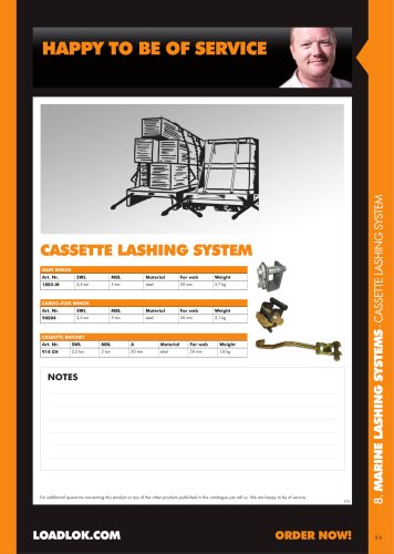 cassette lashinG sYstem