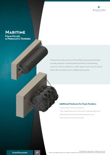 Foam-Filled  & Pneumatic Fenders